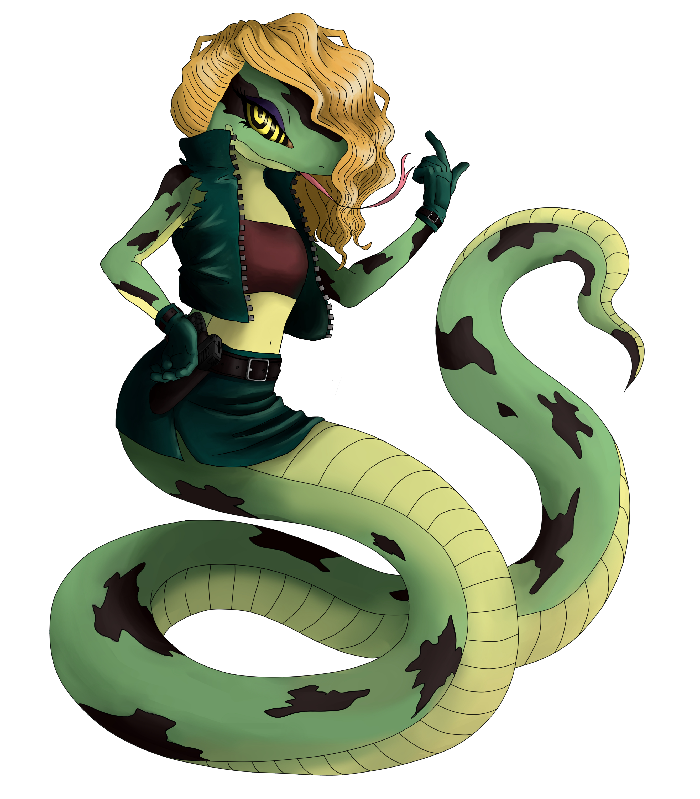 オリジナルキャラクター(蛇の半獣人)